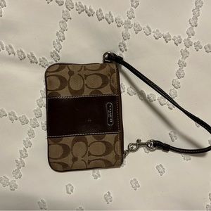 Coach wristlet